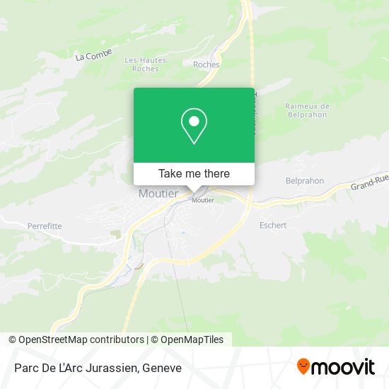 Parc De L'Arc Jurassien map