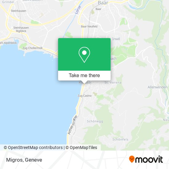 Migros map