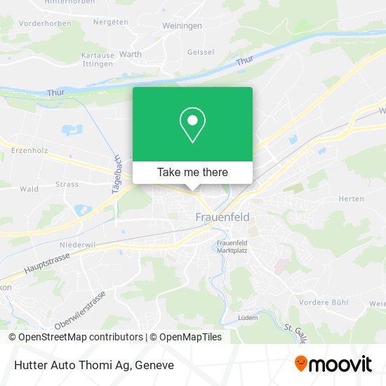 Hutter Auto Thomi Ag map