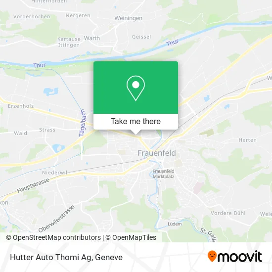 Hutter Auto Thomi Ag map