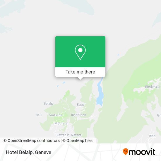 Hotel Belalp map