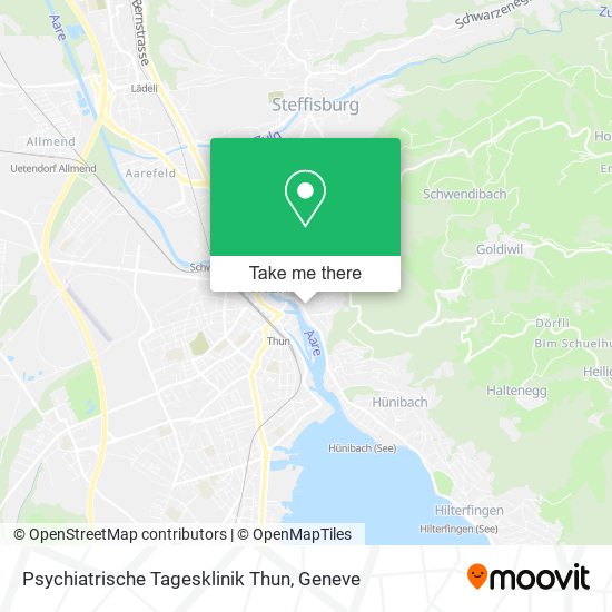 Psychiatrische Tagesklinik Thun map