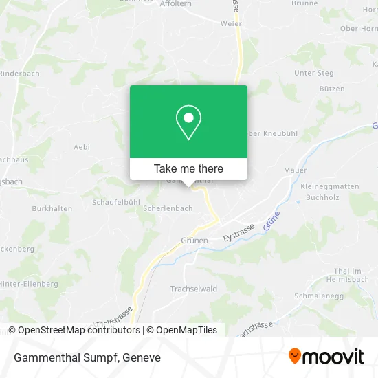 Gammenthal Sumpf map