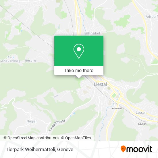 Tierpark Weihermätteli map