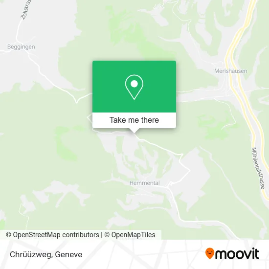 Chrüüzweg map
