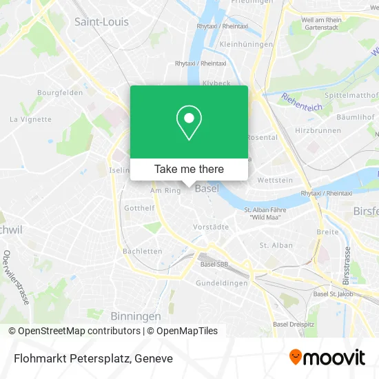 Flohmarkt Petersplatz map