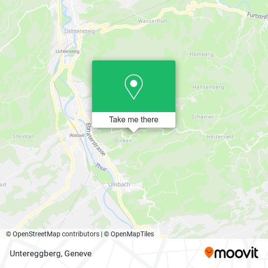 Untereggberg map