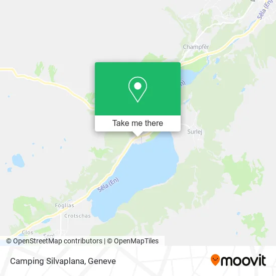 Camping Silvaplana map