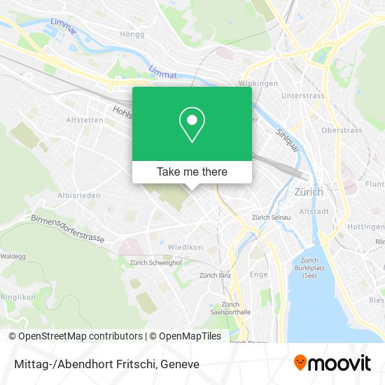 Mittag-/Abendhort Fritschi map
