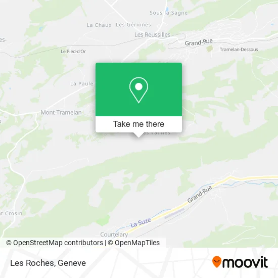 Les Roches map