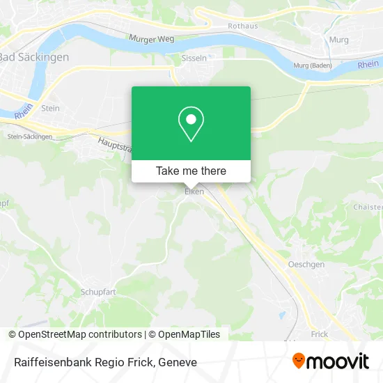 Raiffeisenbank Regio Frick map