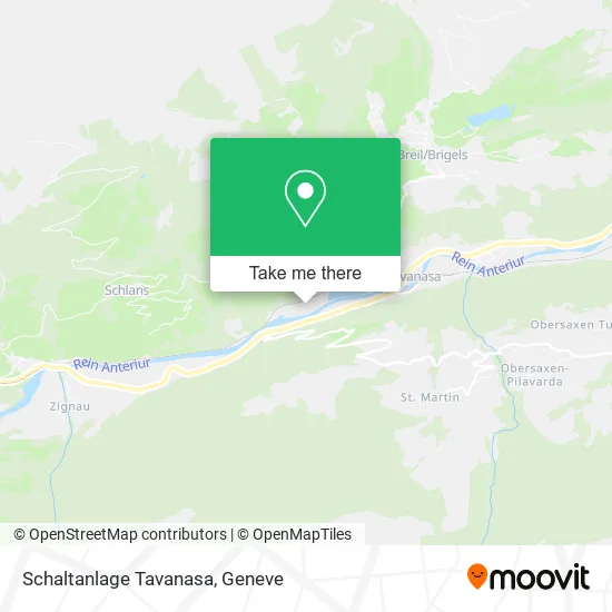 Schaltanlage Tavanasa map