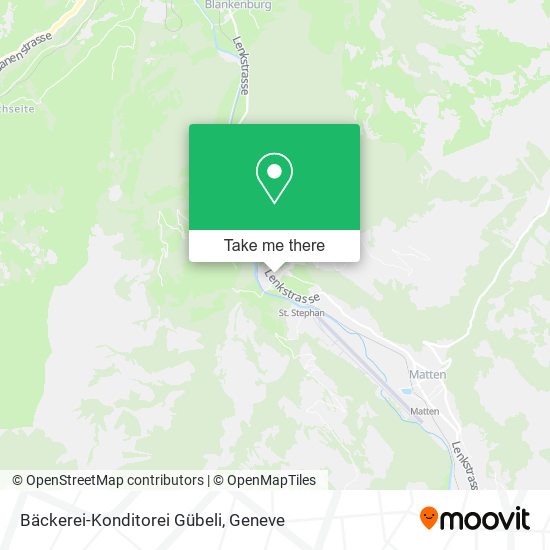 Bäckerei-Konditorei Gübeli map