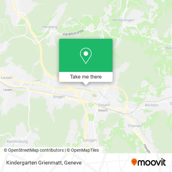 Kindergarten Grienmatt map