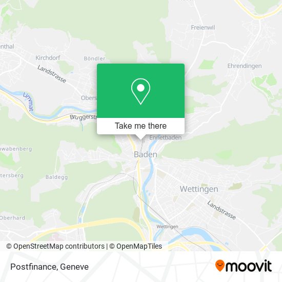 Postfinance map