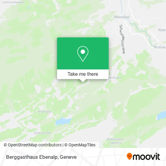Berggasthaus Ebenalp map