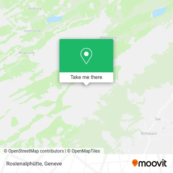 Roslenalphütte map