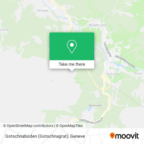 Gotschnaboden (Gotschnagrat) map