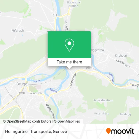 Heimgartner Transporte map