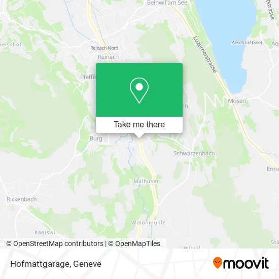 Hofmattgarage map
