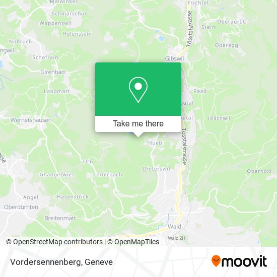 Vordersennenberg map