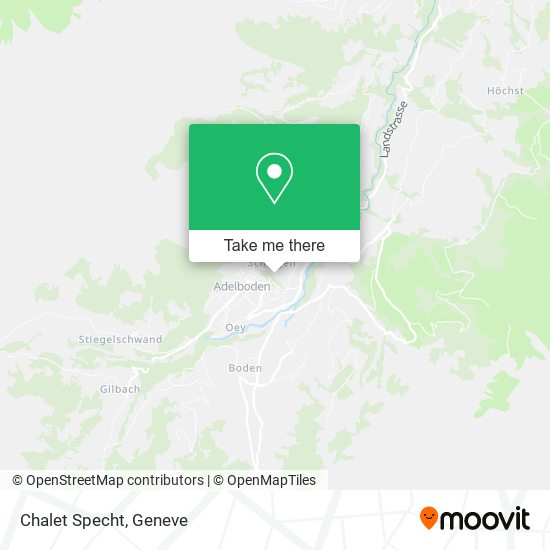 Chalet Specht map