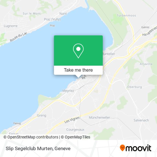 Slip Segelclub Murten map