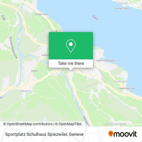 Sportplatz Schulhaus Spiezwiler map