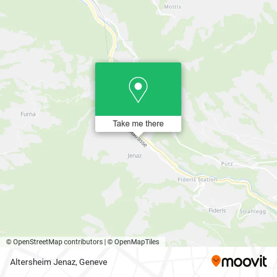 Altersheim Jenaz map