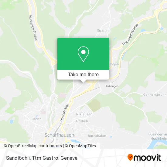 Sandlöchli, Ttm Gastro map