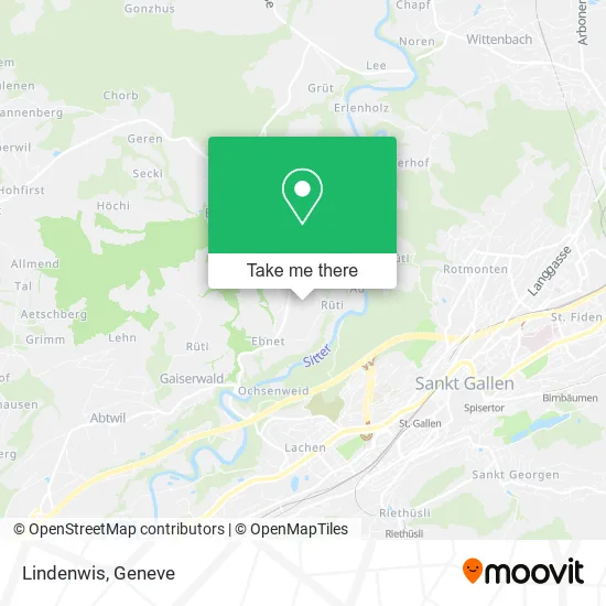 Lindenwis map
