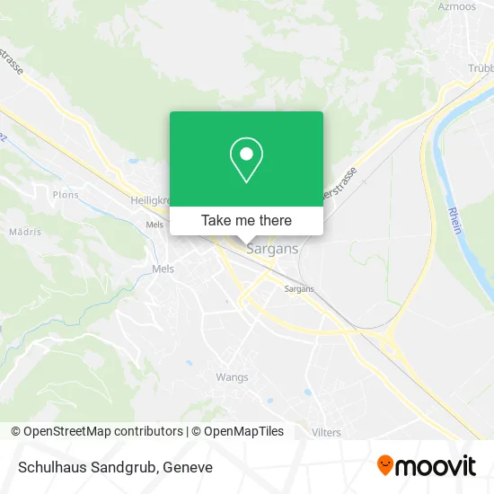 Schulhaus Sandgrub map
