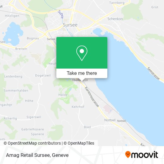 Amag Retail Sursee map
