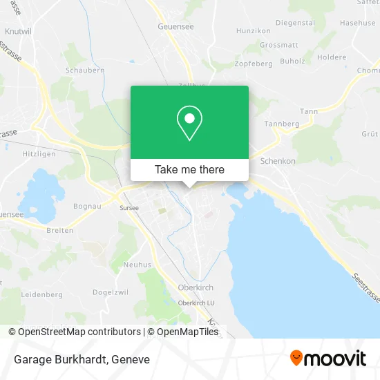 Garage Burkhardt map