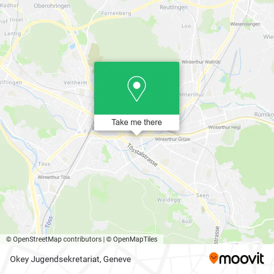 Okey Jugendsekretariat map