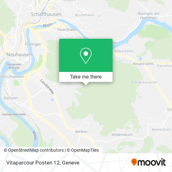Vitaparcour Posten 12 map