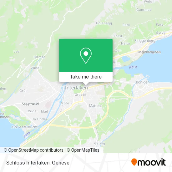 Schloss Interlaken plan