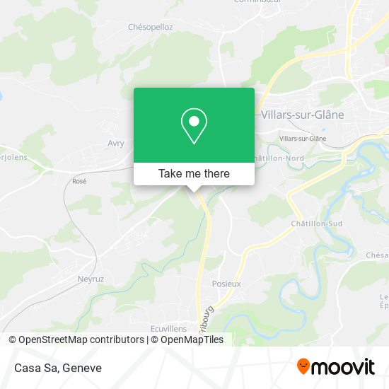 Casa Sa map