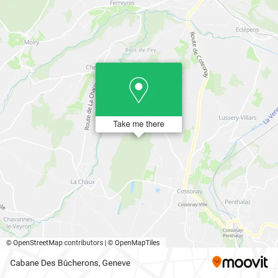 Cabane Des Bûcherons map