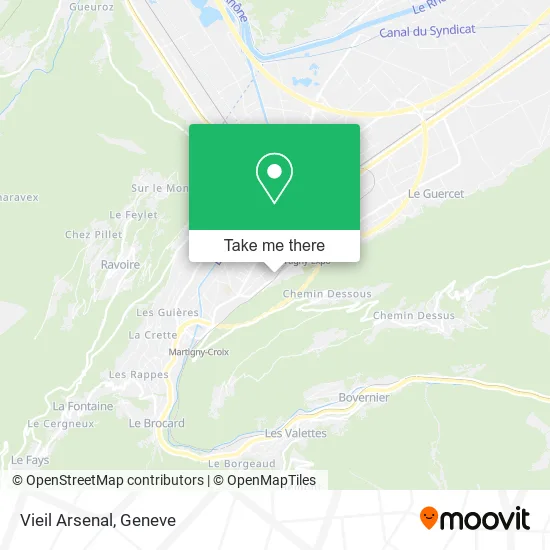 Vieil Arsenal map