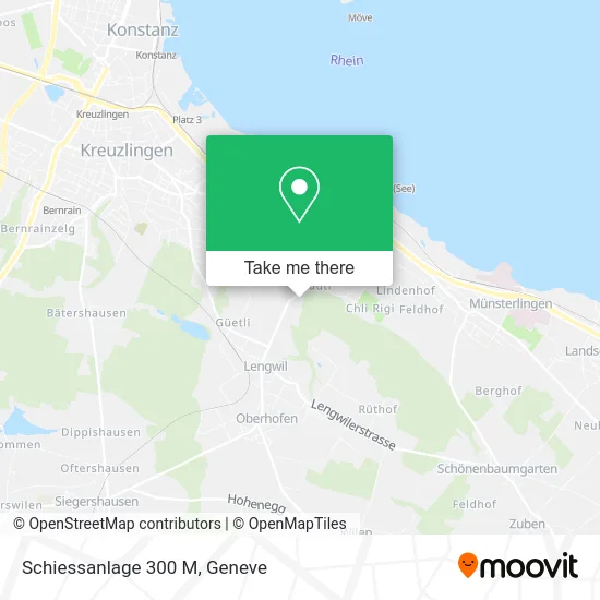 Schiessanlage 300 M map