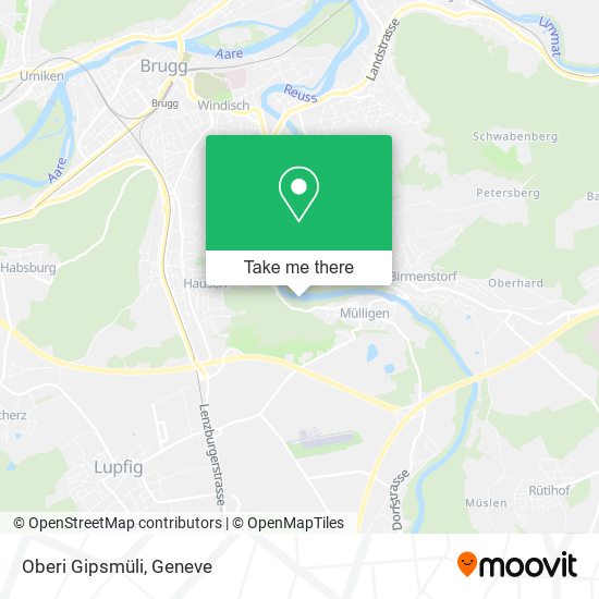 Oberi Gipsmüli map