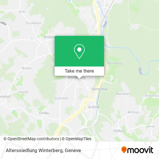 Alterssiedlung Winterberg map