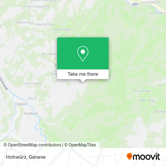Hohwürz map