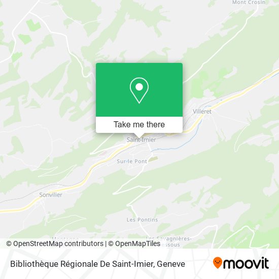Bibliothèque Régionale De Saint-Imier map