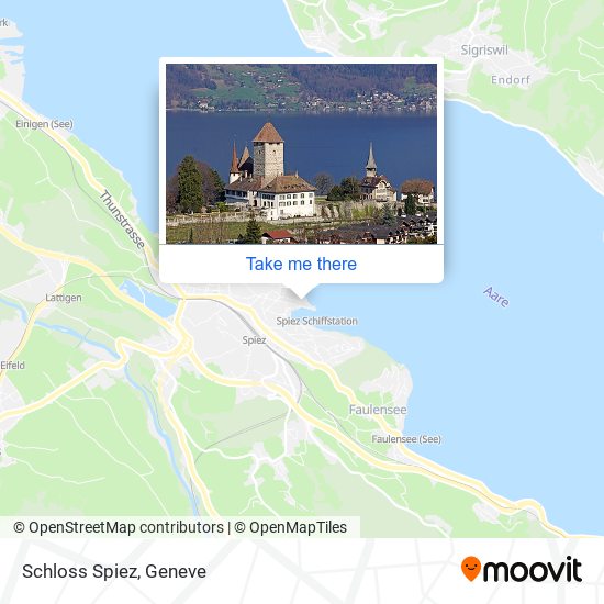 Schloss Spiez map