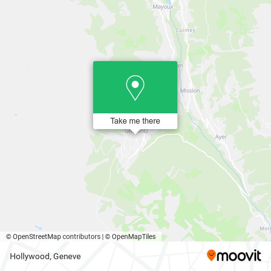 Hollywood map