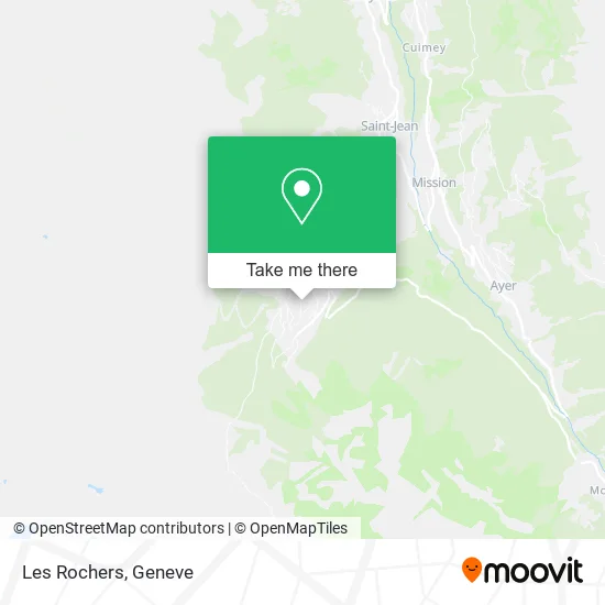 Les Rochers map