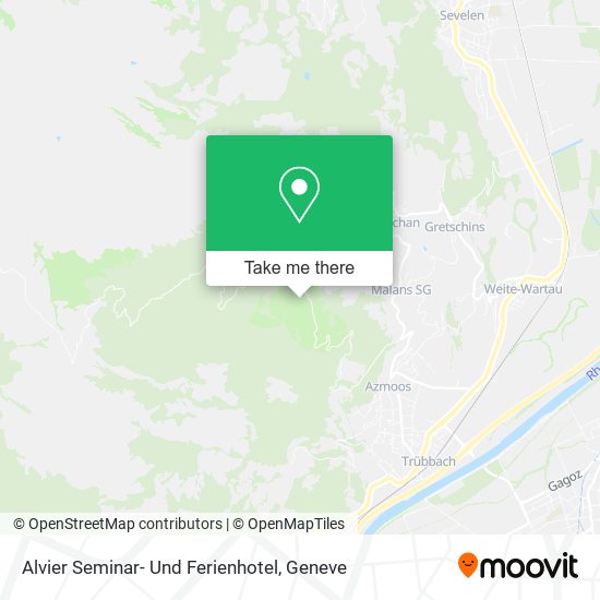 Alvier Seminar- Und Ferienhotel map