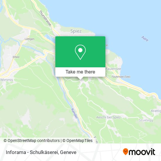 Inforama - Schulkäserei map